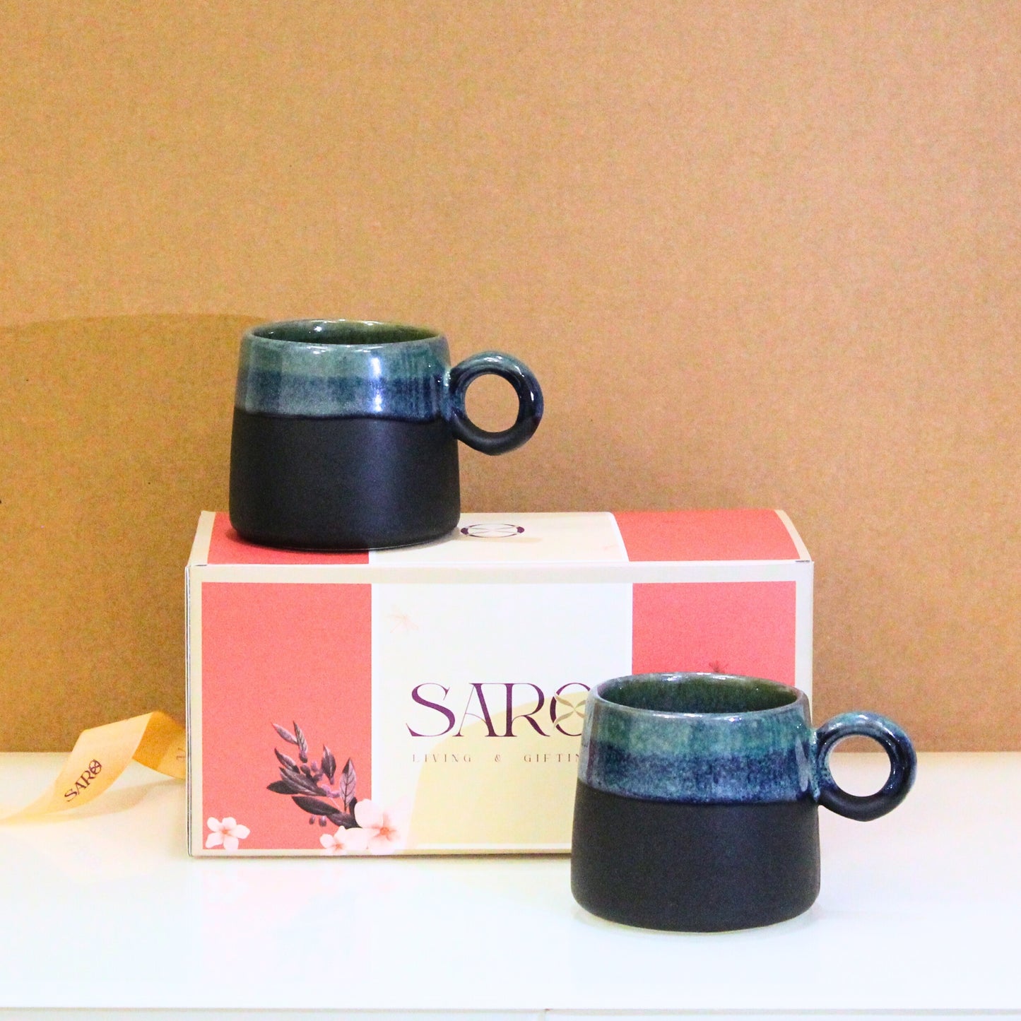 Coastal Tea Mug - set of 2