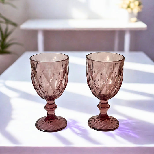 Mehrab Glasses - Rose Pink