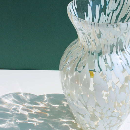 White Cheena Vase