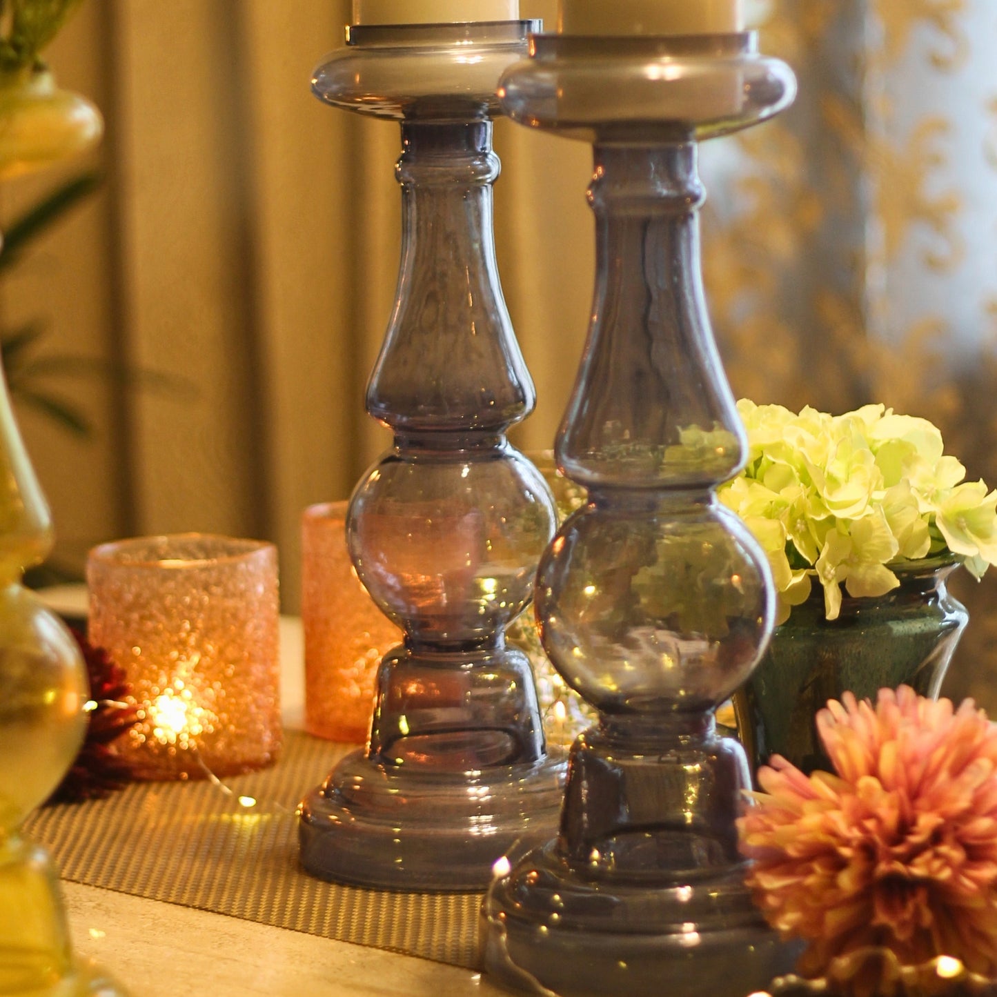 Figurative Candle Stand (set of 2)