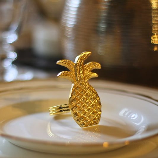 Pineapple Napkin Rings (set of 4)