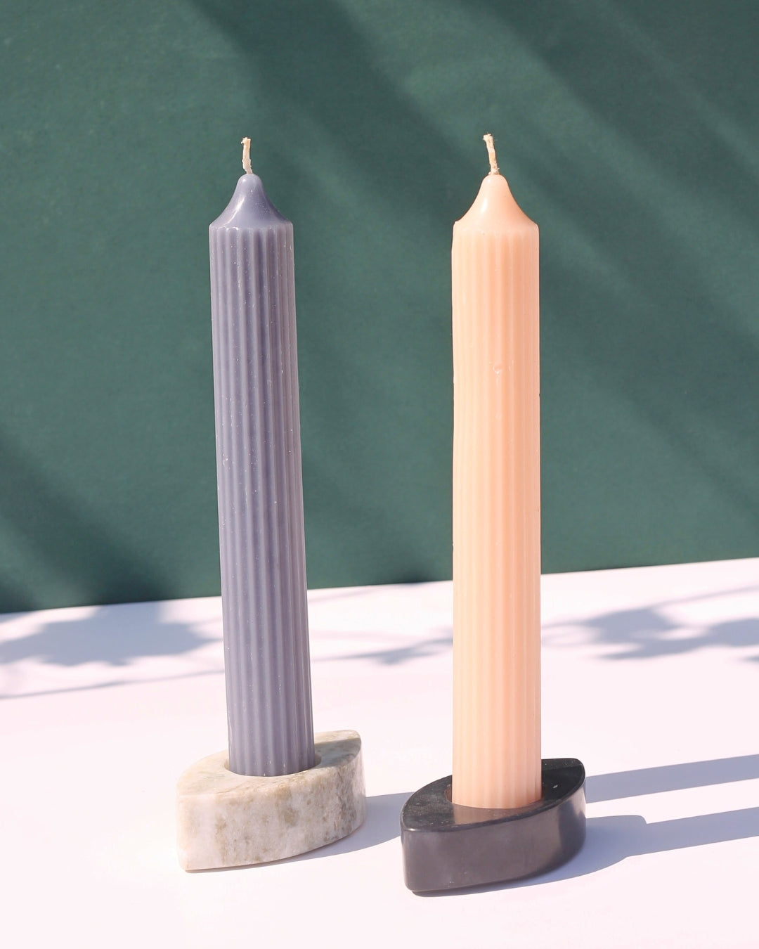 Ribbed Stick Candle