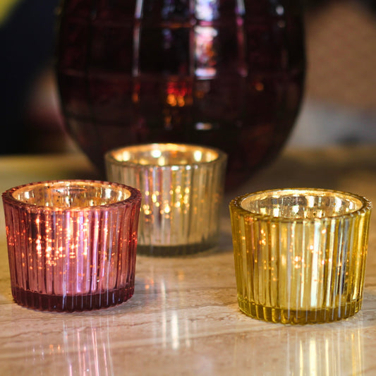 Glitter Votives (set of 3)