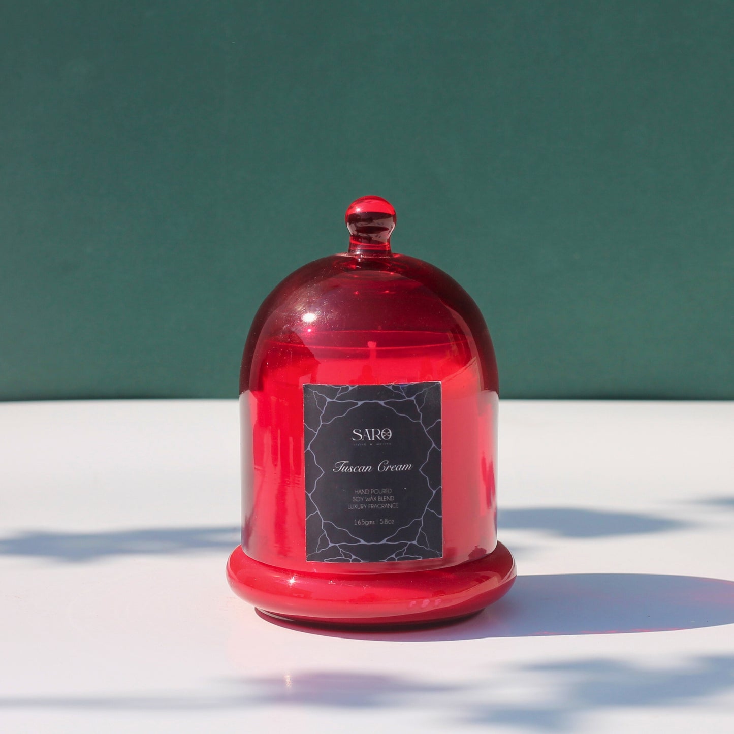 Red Bell Jar Candle