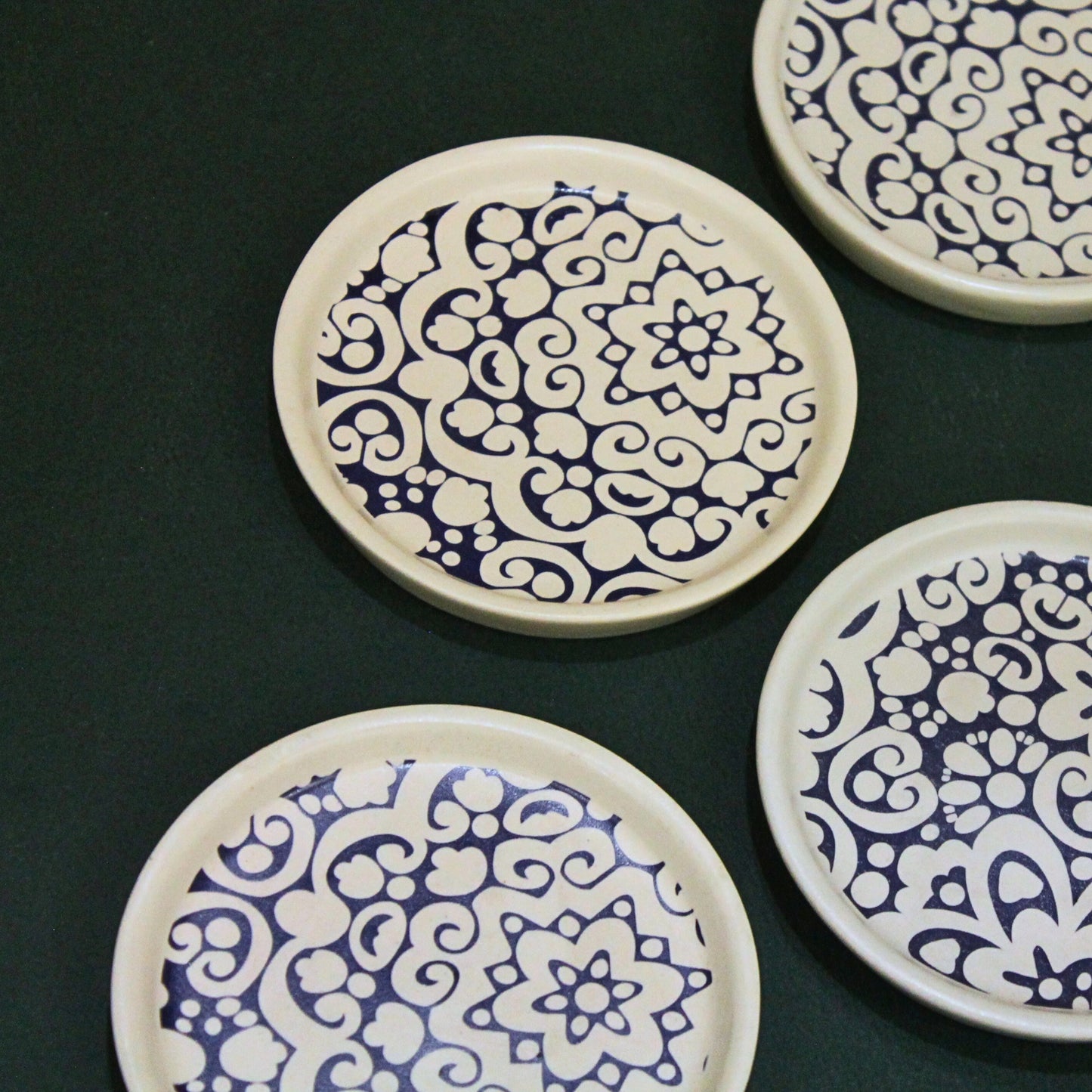 Floral Coaster - Set of 4