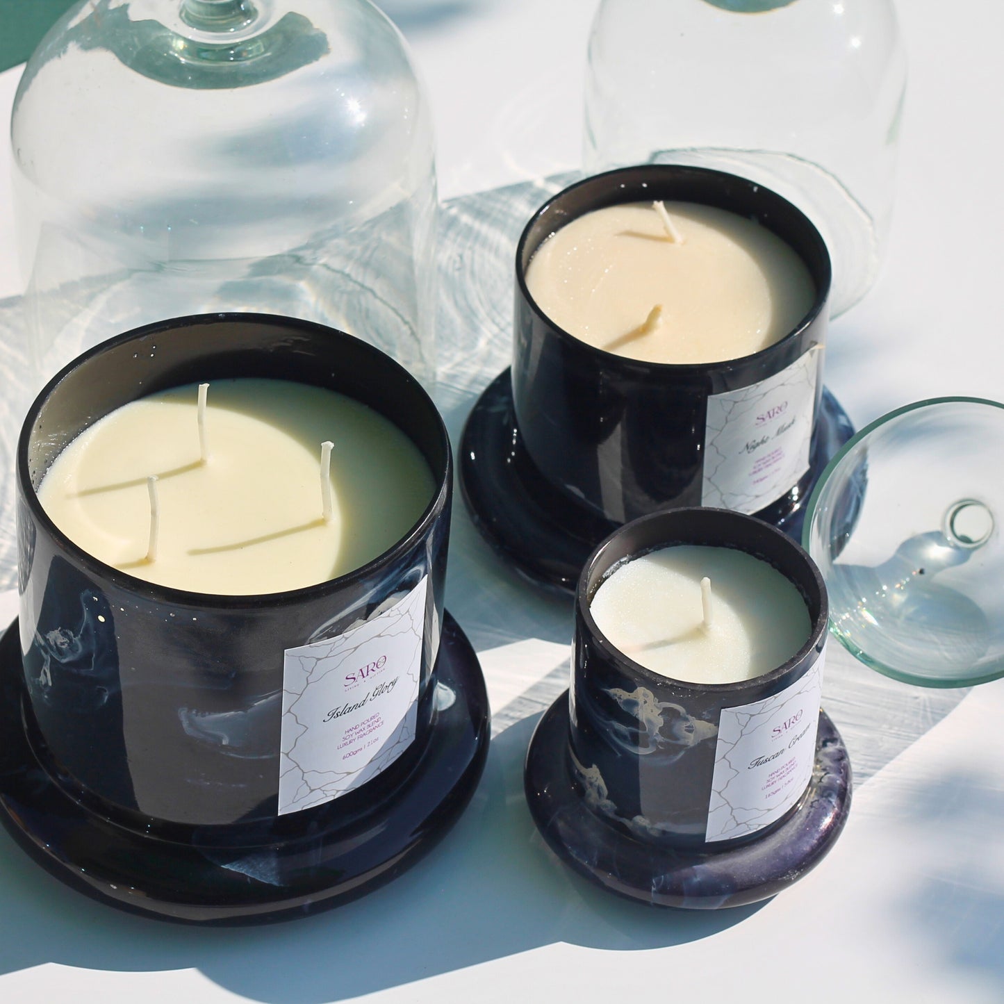 Black Bell Jar Candle