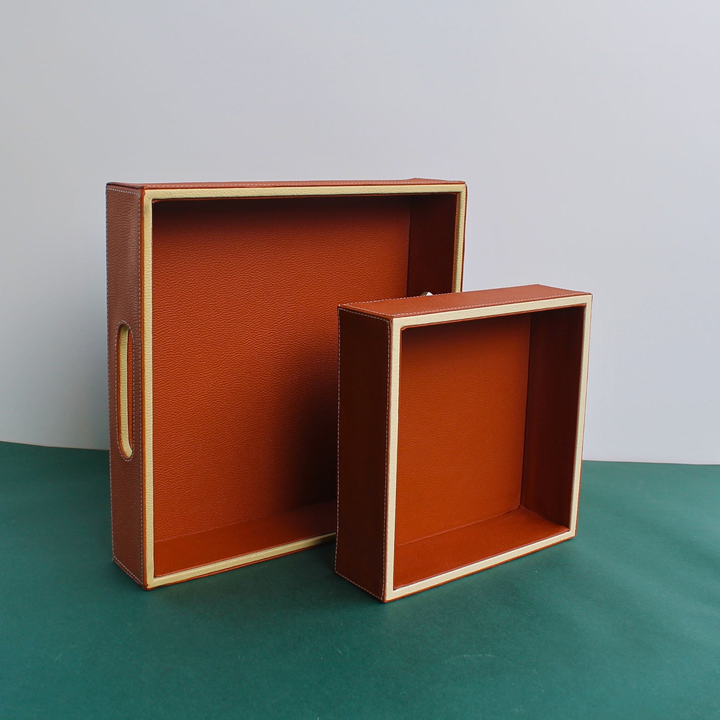 Alma Leatherette Serving Tray