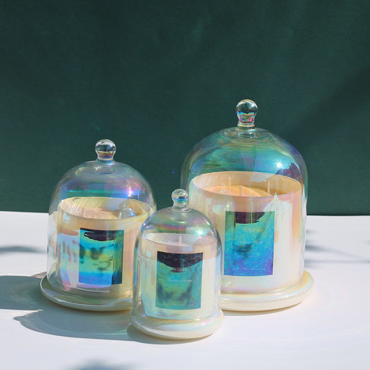 Rainbow Bell Jar Candle