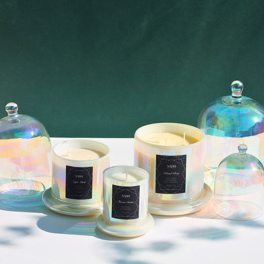 Rainbow Bell Jar Candle