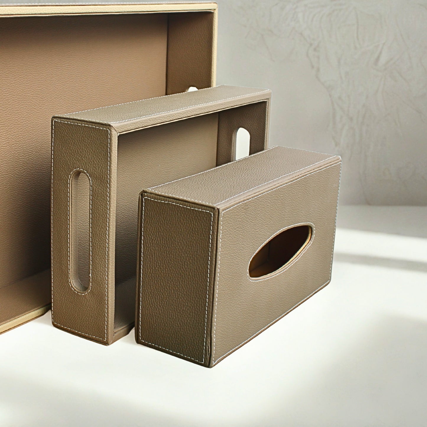 Leatherette Tissue Box