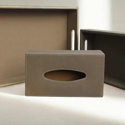 Leatherette Tissue Box