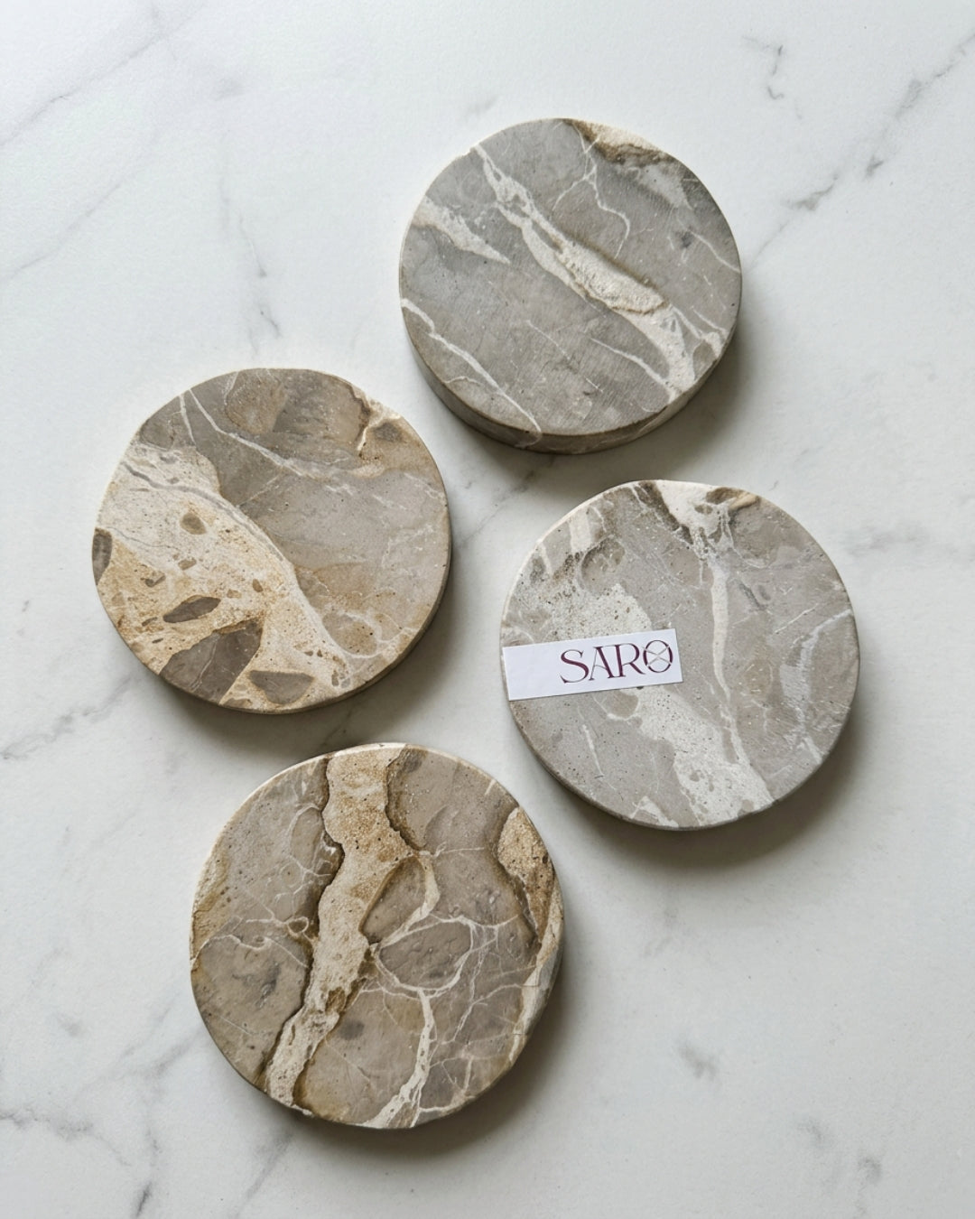 Foyager Coaster - Set of 4 - with Stand