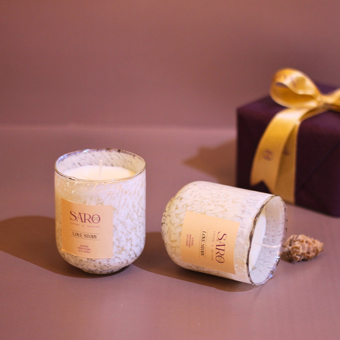 Love Story Candle Jar