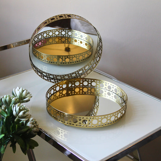 Rattan Mirror Tray
