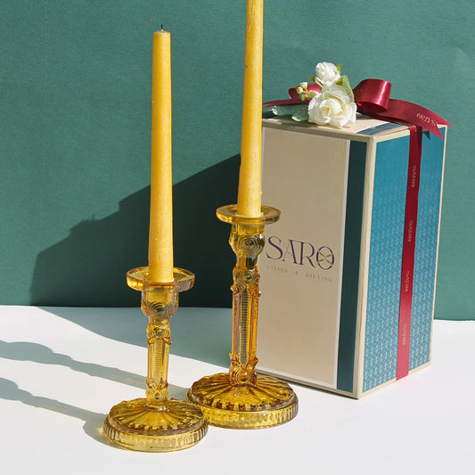 Cassia Taper Candle Holder (set of 2)