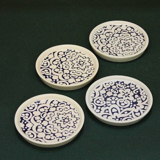 Floral Coaster - Set of 4
