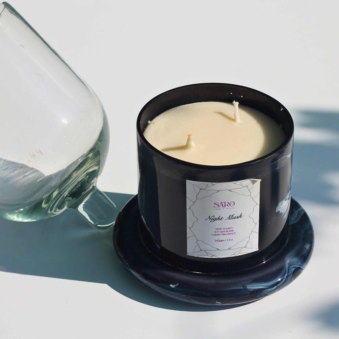 Black Bell Jar Candle