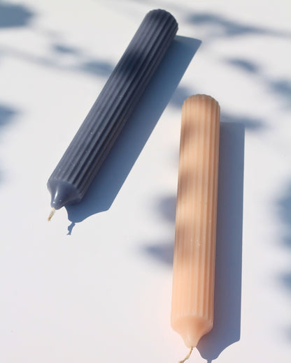 Ribbed Stick Candle