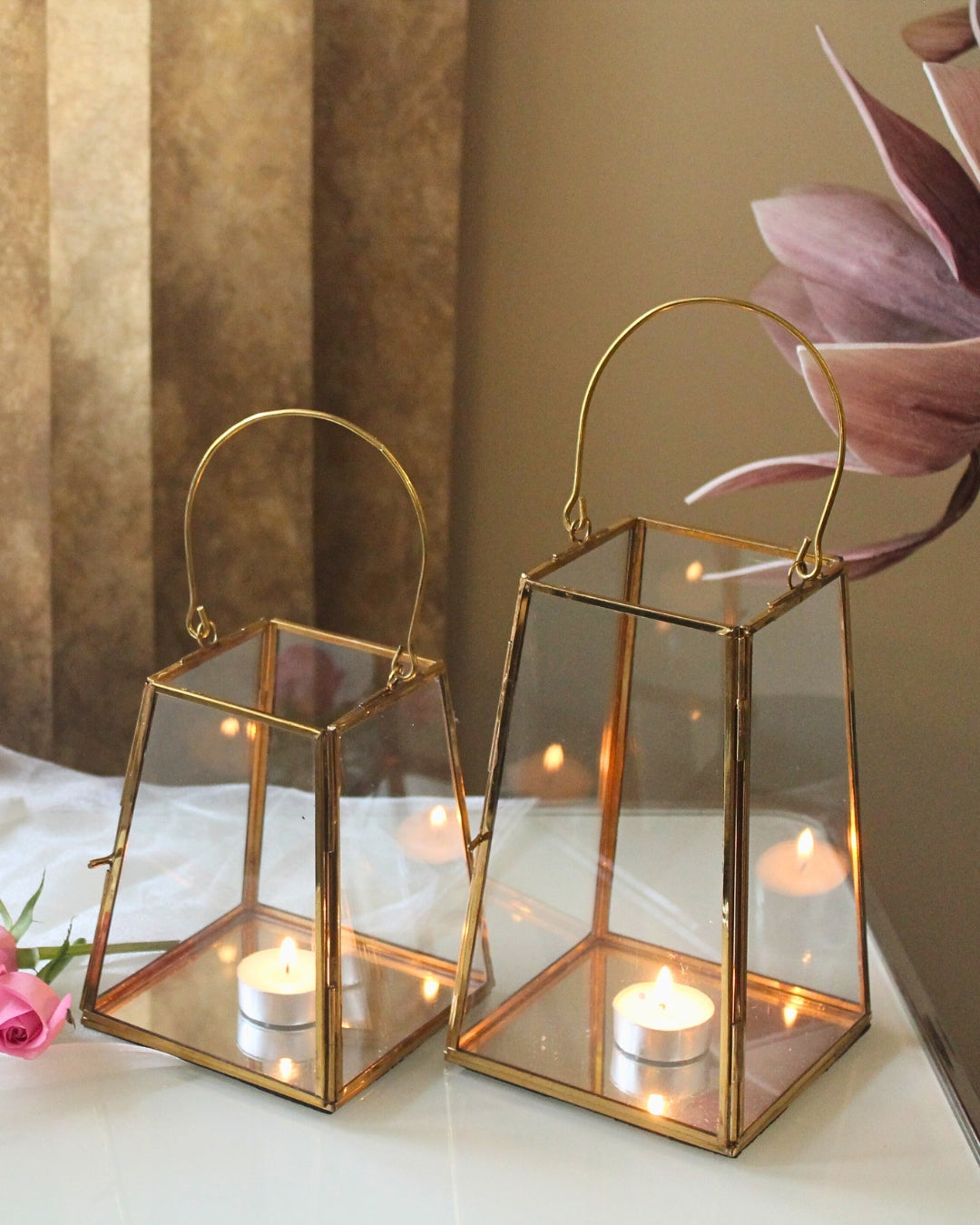 Geo Lantern (set of 2)
