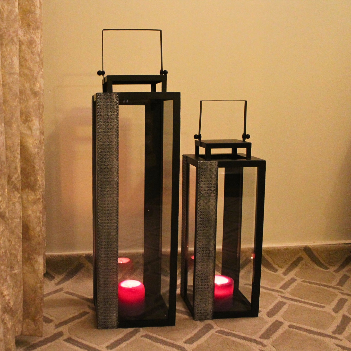 Cubic Lantern (set of 2)