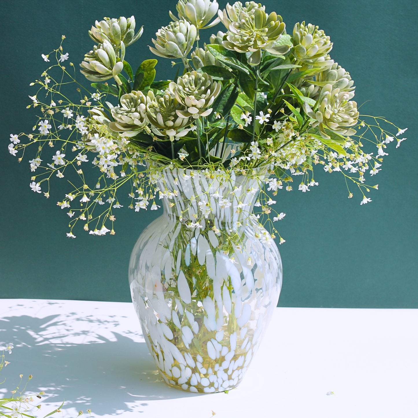 White Cheena Vase