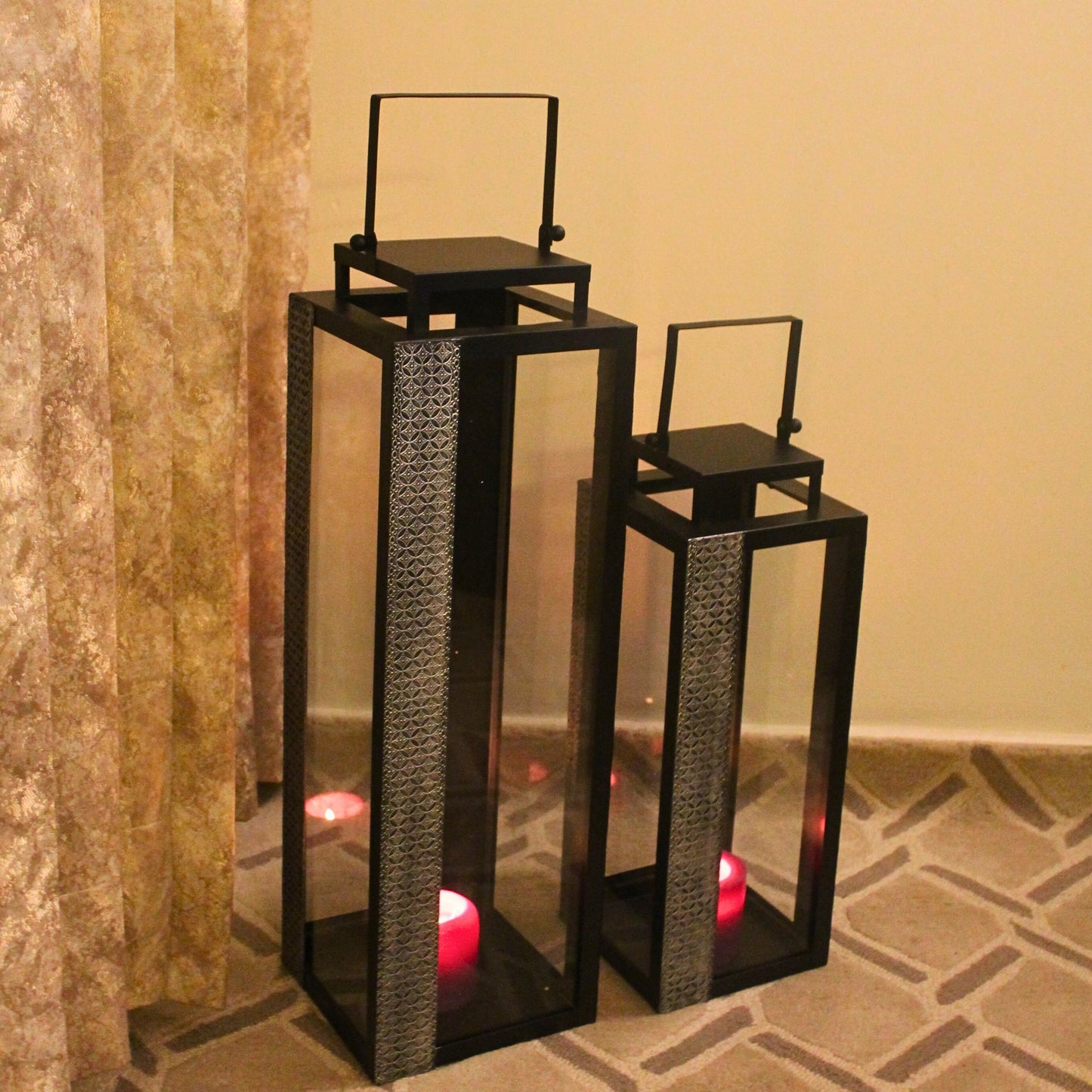 Cubic Lantern (set of 2)