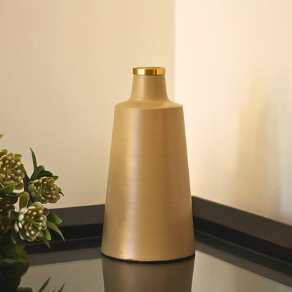 Flute Metal Vase